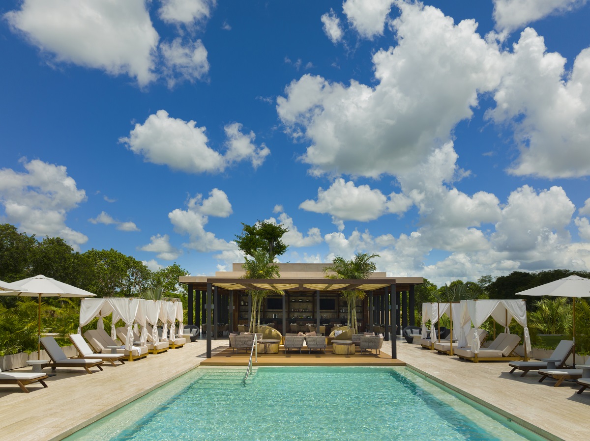 summer pool hacienda